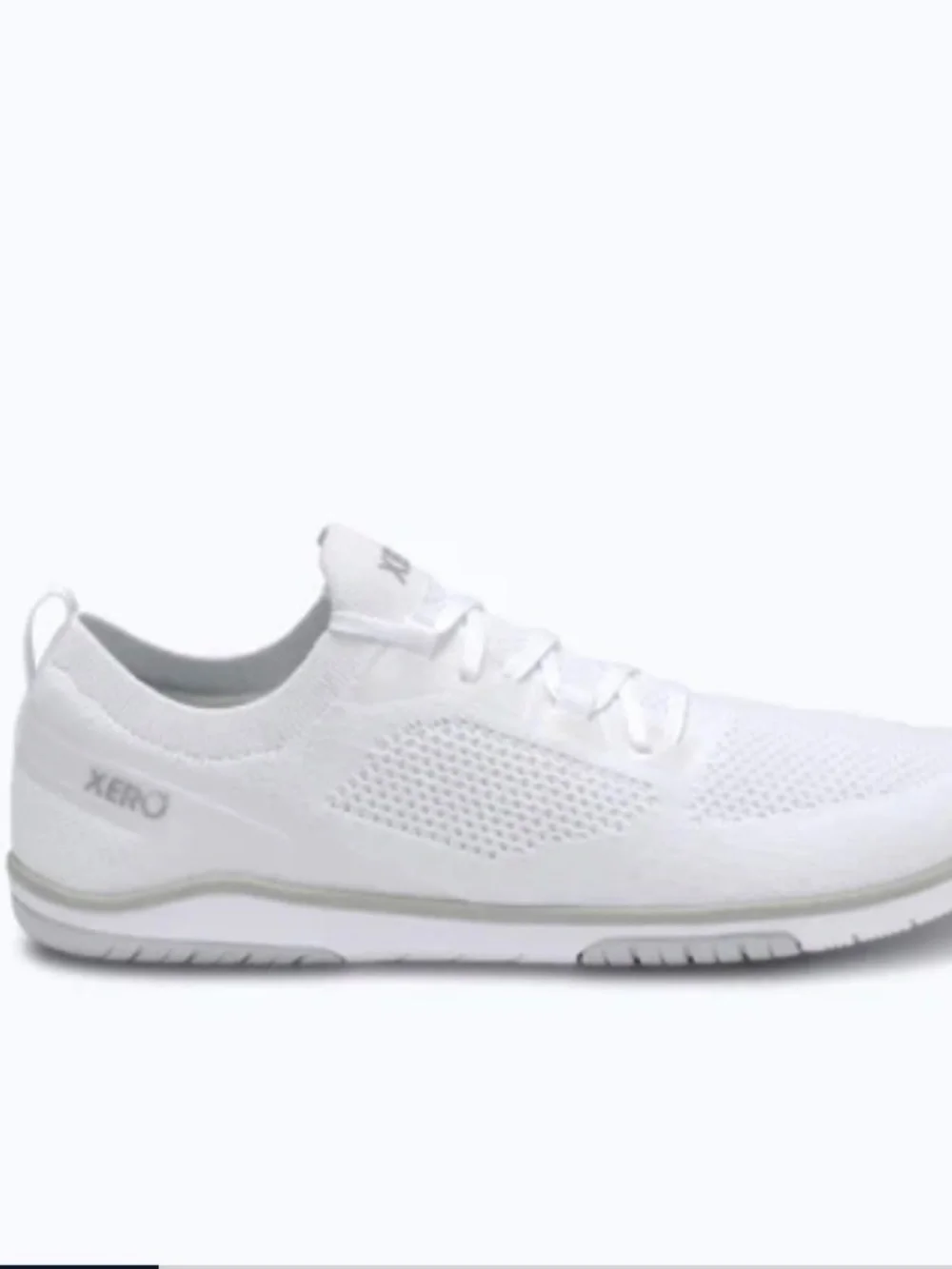 Xero White Nexus Knit Athletic Lifestyle Sneaker - Zero Drop - Wide Toe Box